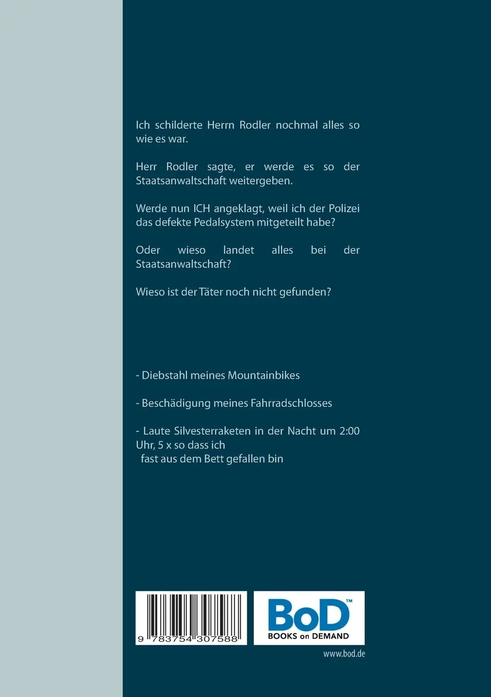 Rückseite: 9783754307588 | Schutz | Polizei | Bernd Schubert | Taschenbuch | 34 S. | Deutsch