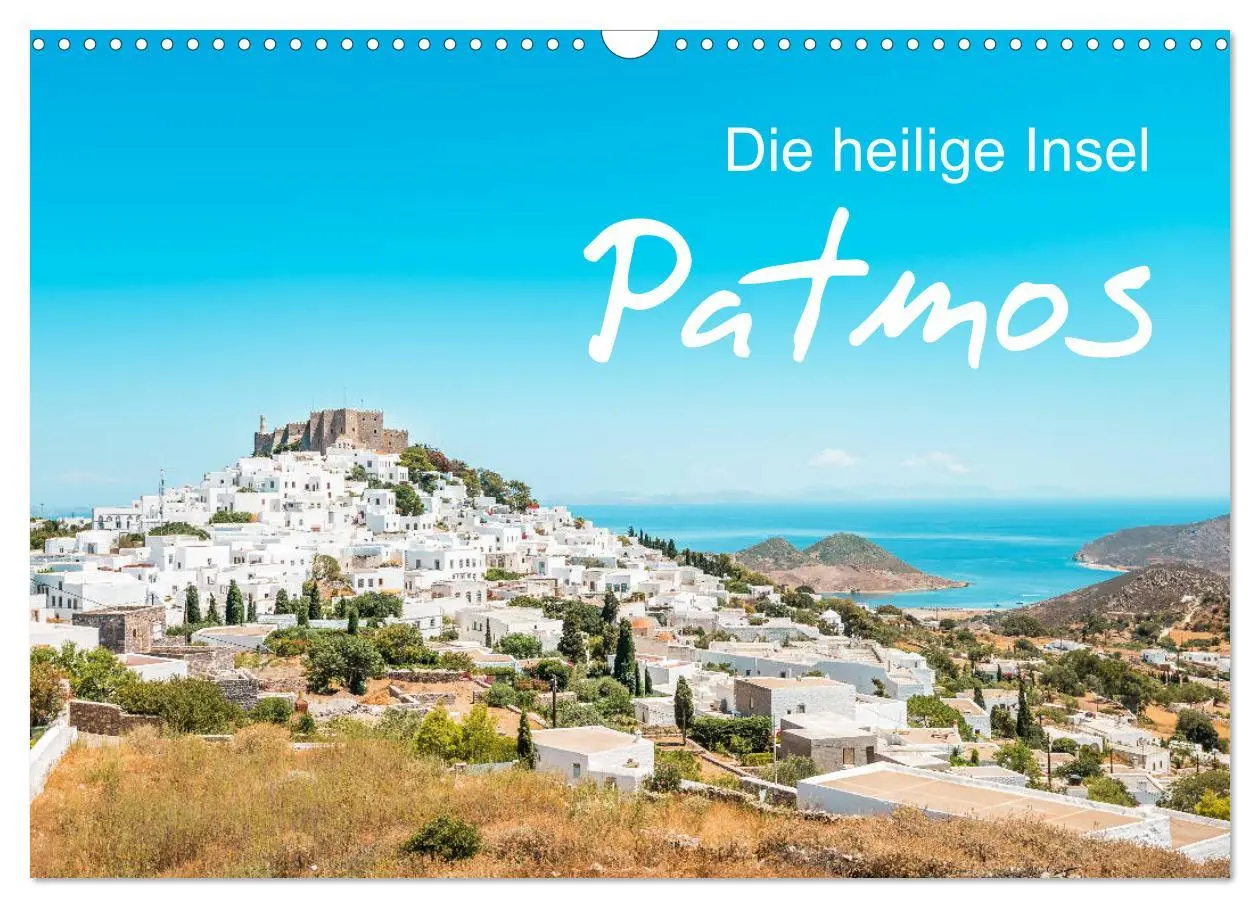 Cover: 9783457607688 | Patmos - Die heilige Insel (Wandkalender 2026 DIN A3 quer),...