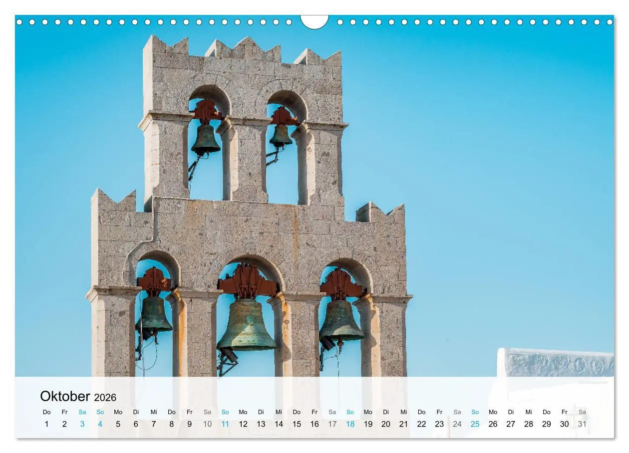 Bild: 9783457607688 | Patmos - Die heilige Insel (Wandkalender 2026 DIN A3 quer),...