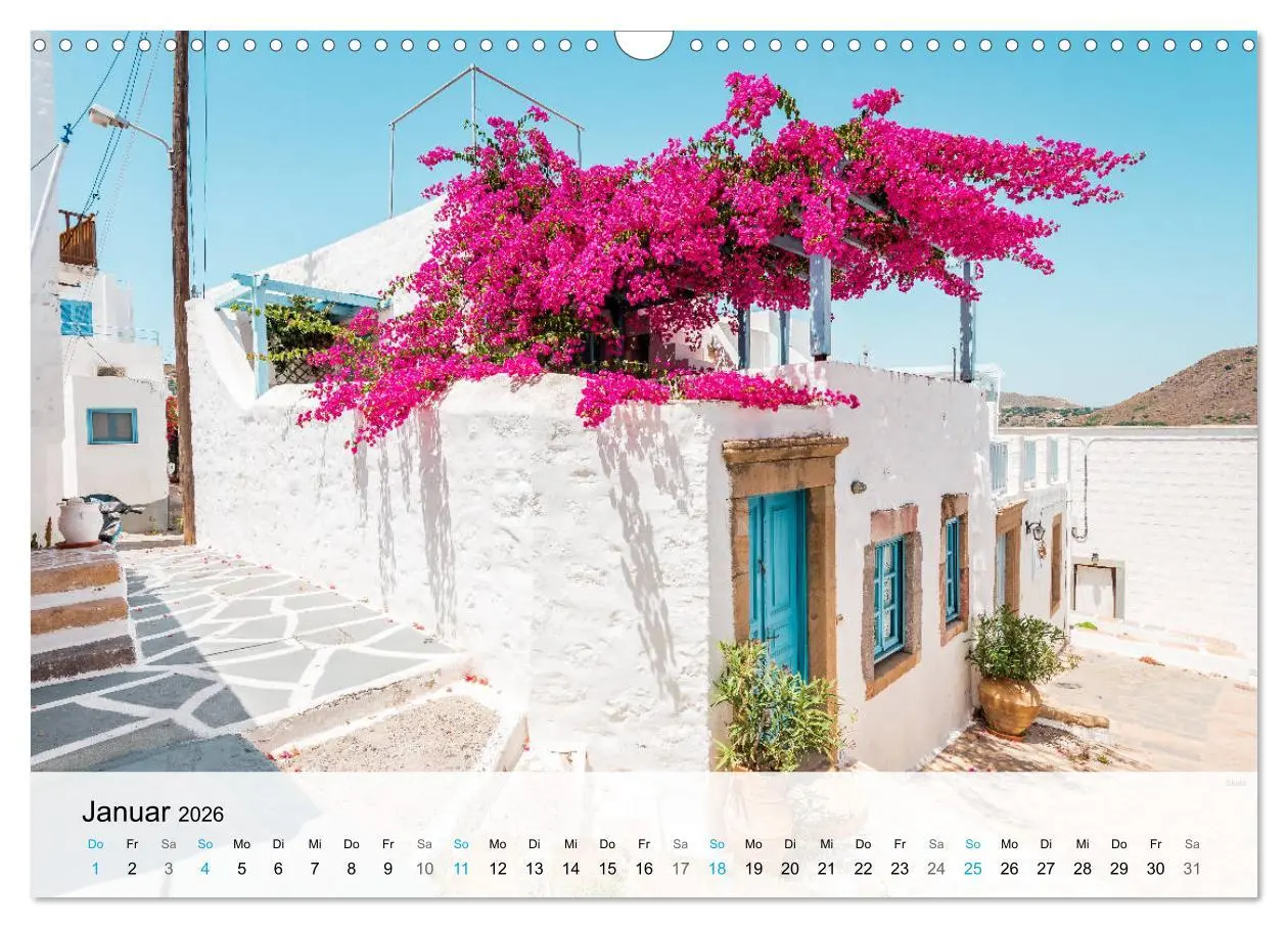 Bild: 9783457607688 | Patmos - Die heilige Insel (Wandkalender 2026 DIN A3 quer),...