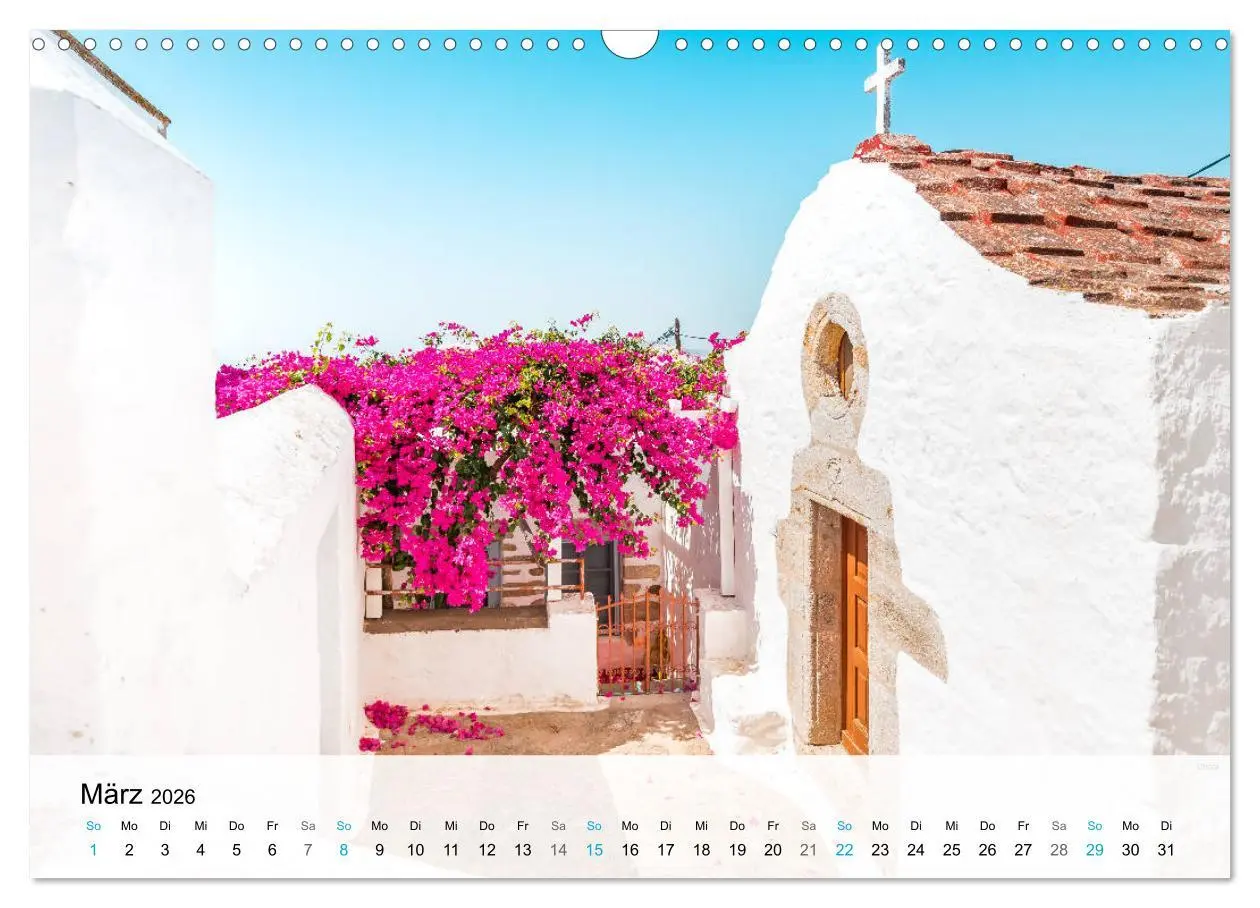 Bild: 9783457607688 | Patmos - Die heilige Insel (Wandkalender 2026 DIN A3 quer),...