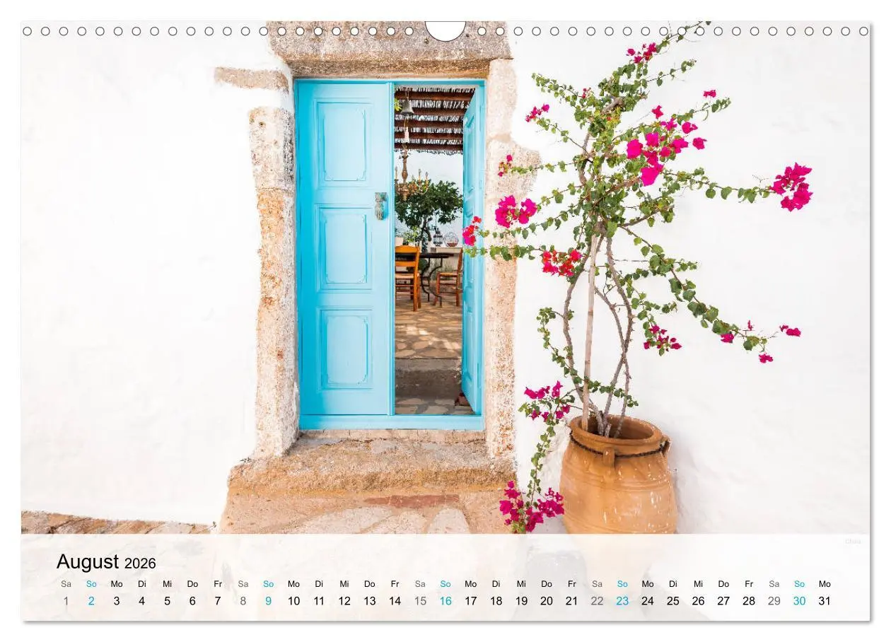 Bild: 9783457607688 | Patmos - Die heilige Insel (Wandkalender 2026 DIN A3 quer),...