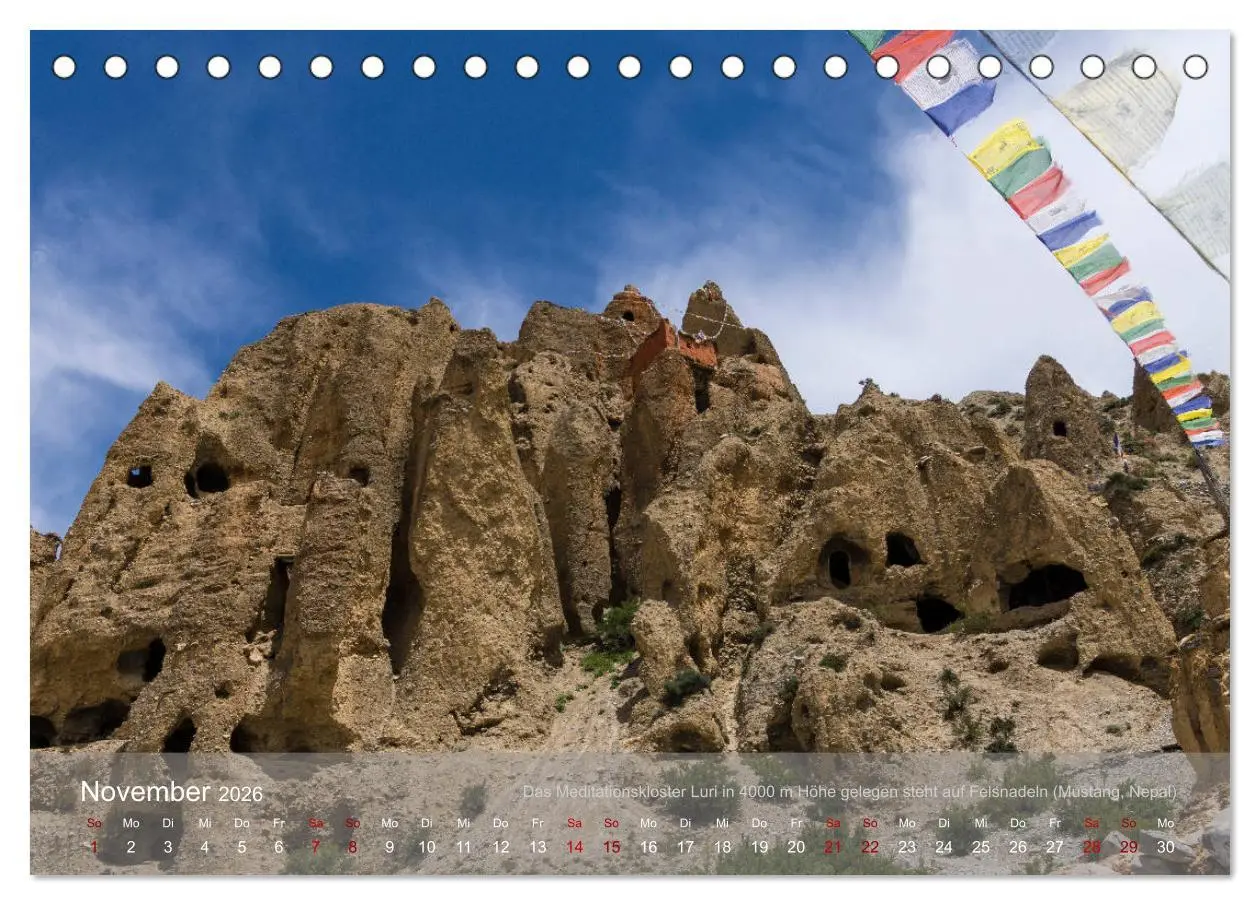 Bild: 9783457917688 | Buddhistische Klöster im Himalaya (Tischkalender 2026 DIN A5 quer),...