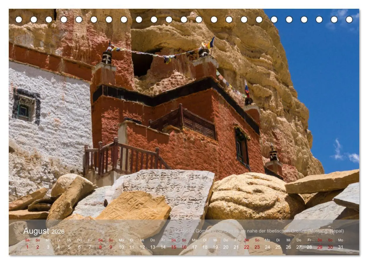 Bild: 9783457917688 | Buddhistische Klöster im Himalaya (Tischkalender 2026 DIN A5 quer),...