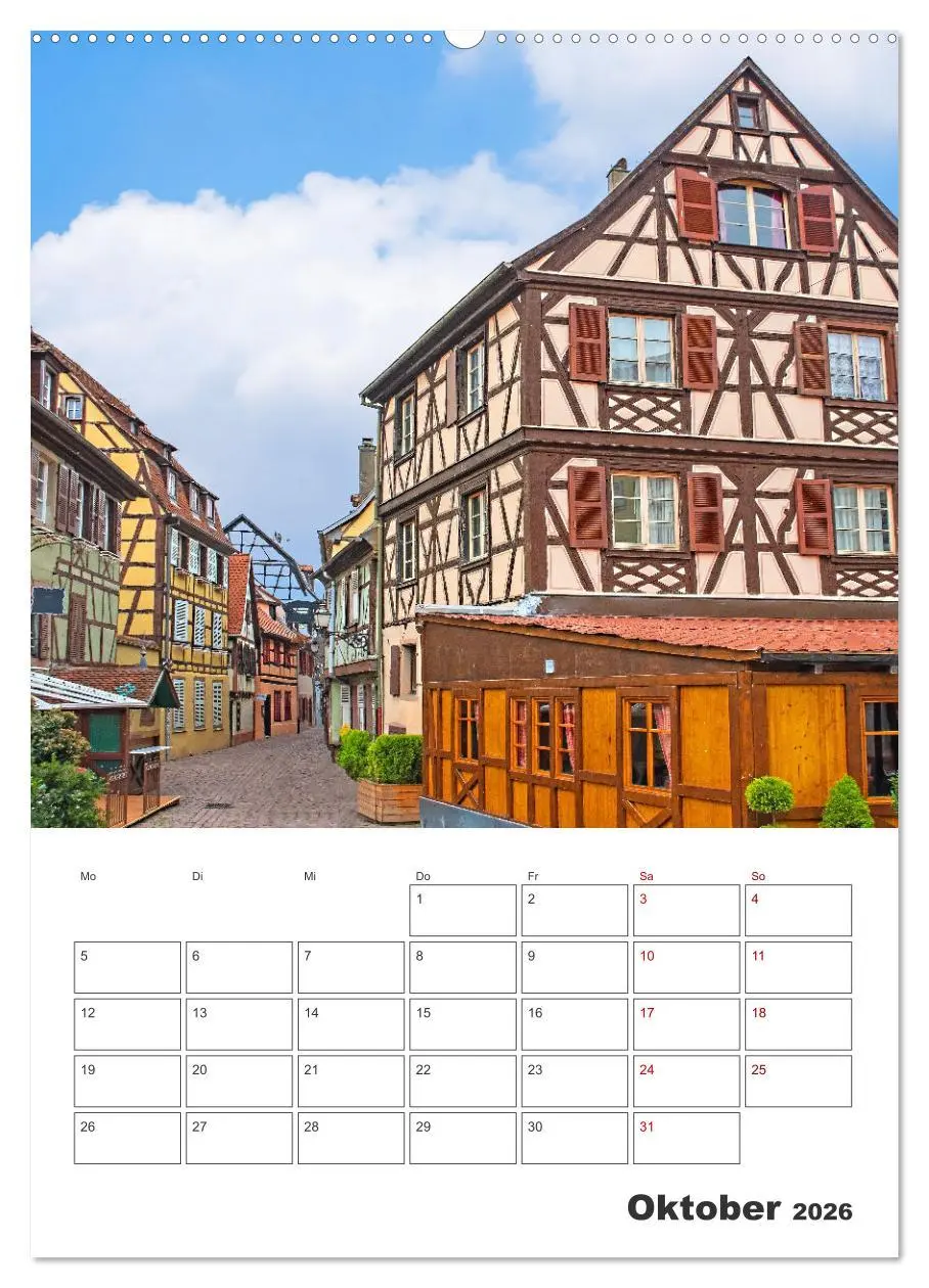 Bild: 9783516317688 | Colmar - Impressionen (Wandkalender 2026 DIN A2 hoch), CALVENDO...