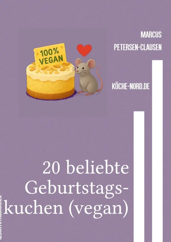 Cover: 9783819737688 | 20 beliebte Geburtstagskuchen (vegan) | Marcus PC Petersen - Clausen