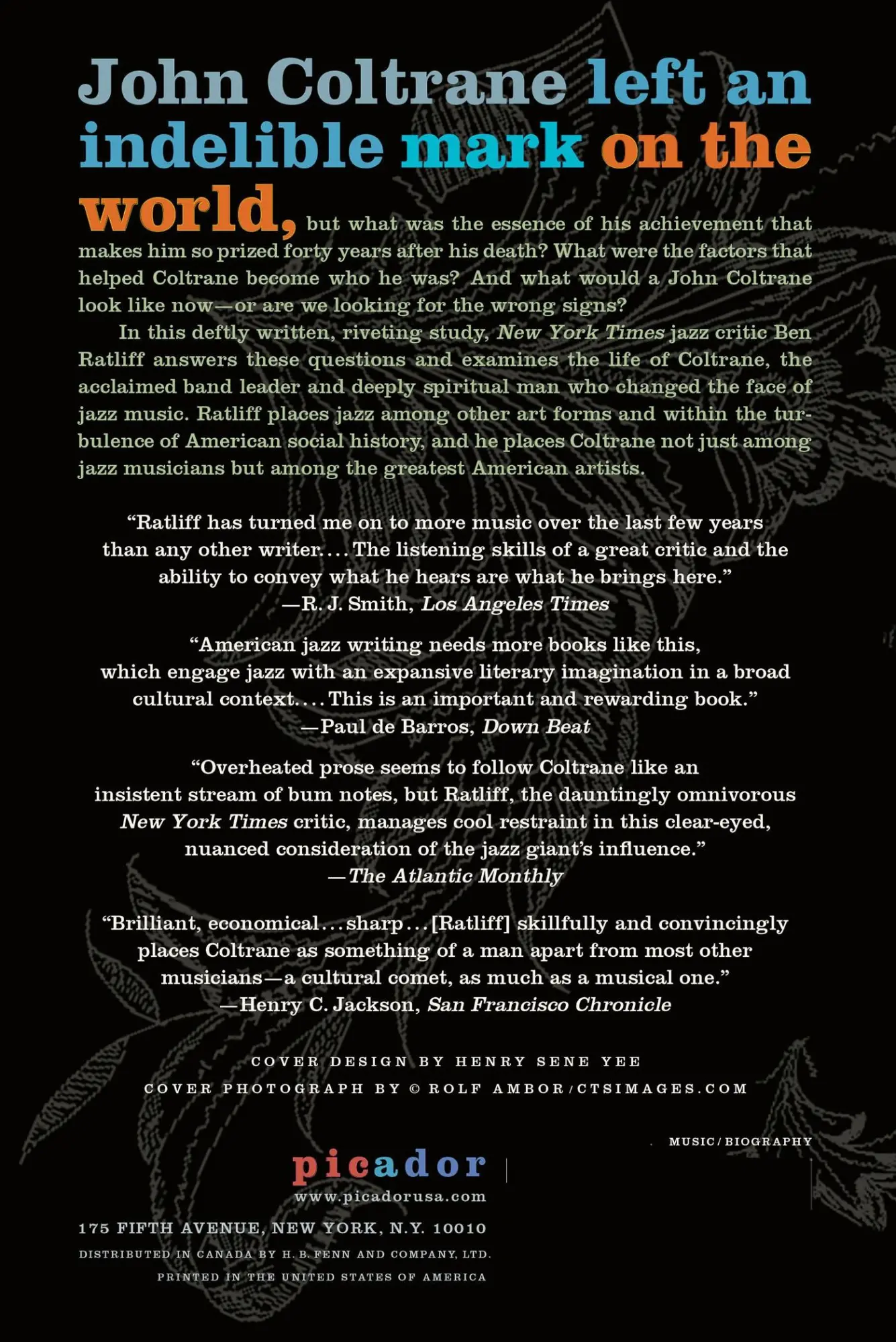 Rückseite: 9780312427788 | Coltrane | The Story of a Sound | Ben Ratliff | Taschenbuch | Englisch
