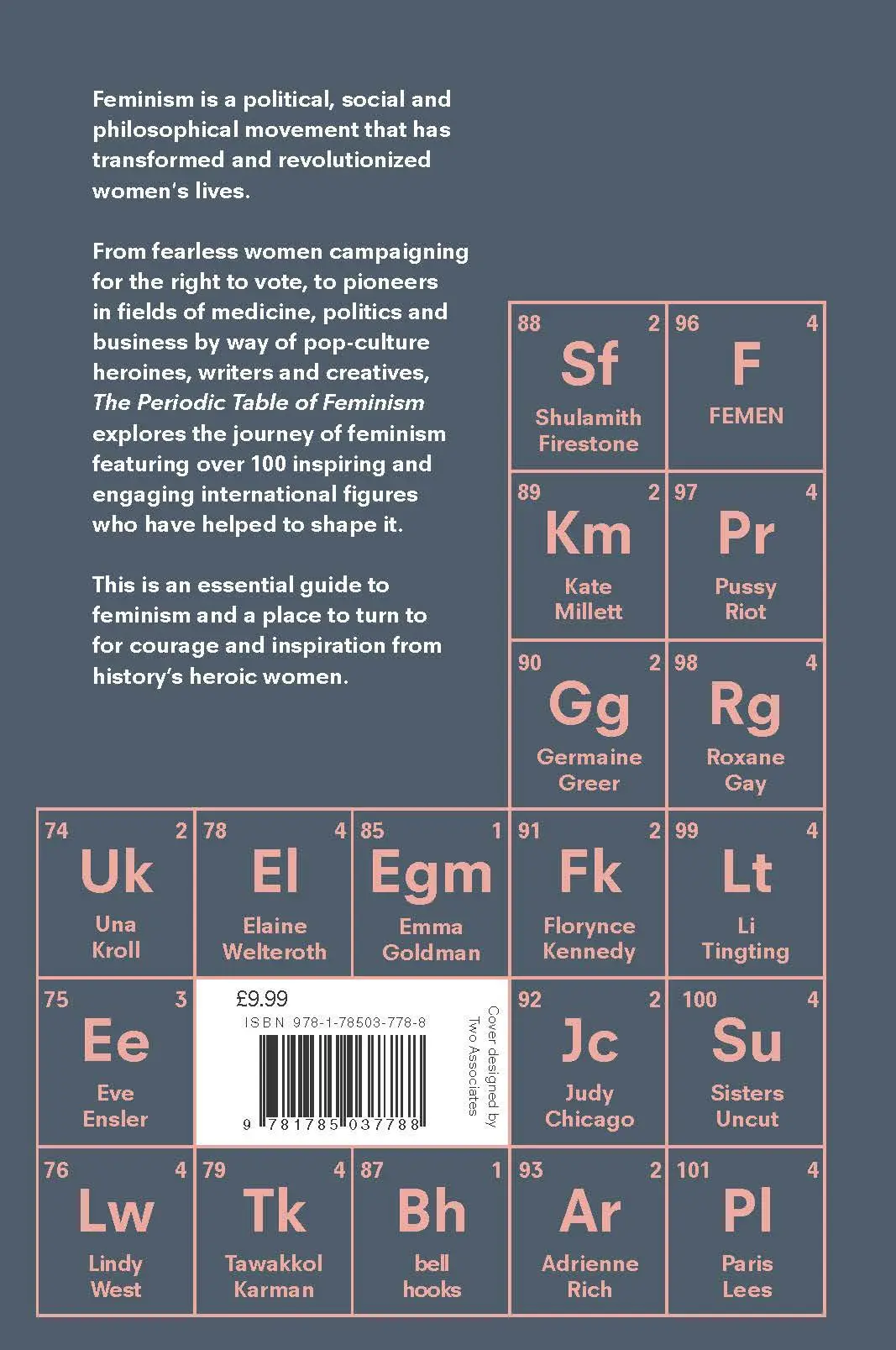 Rückseite: 9781785037788 | The Periodic Table of Feminism | Marisa Bate | Buch | 208 S. | 2018