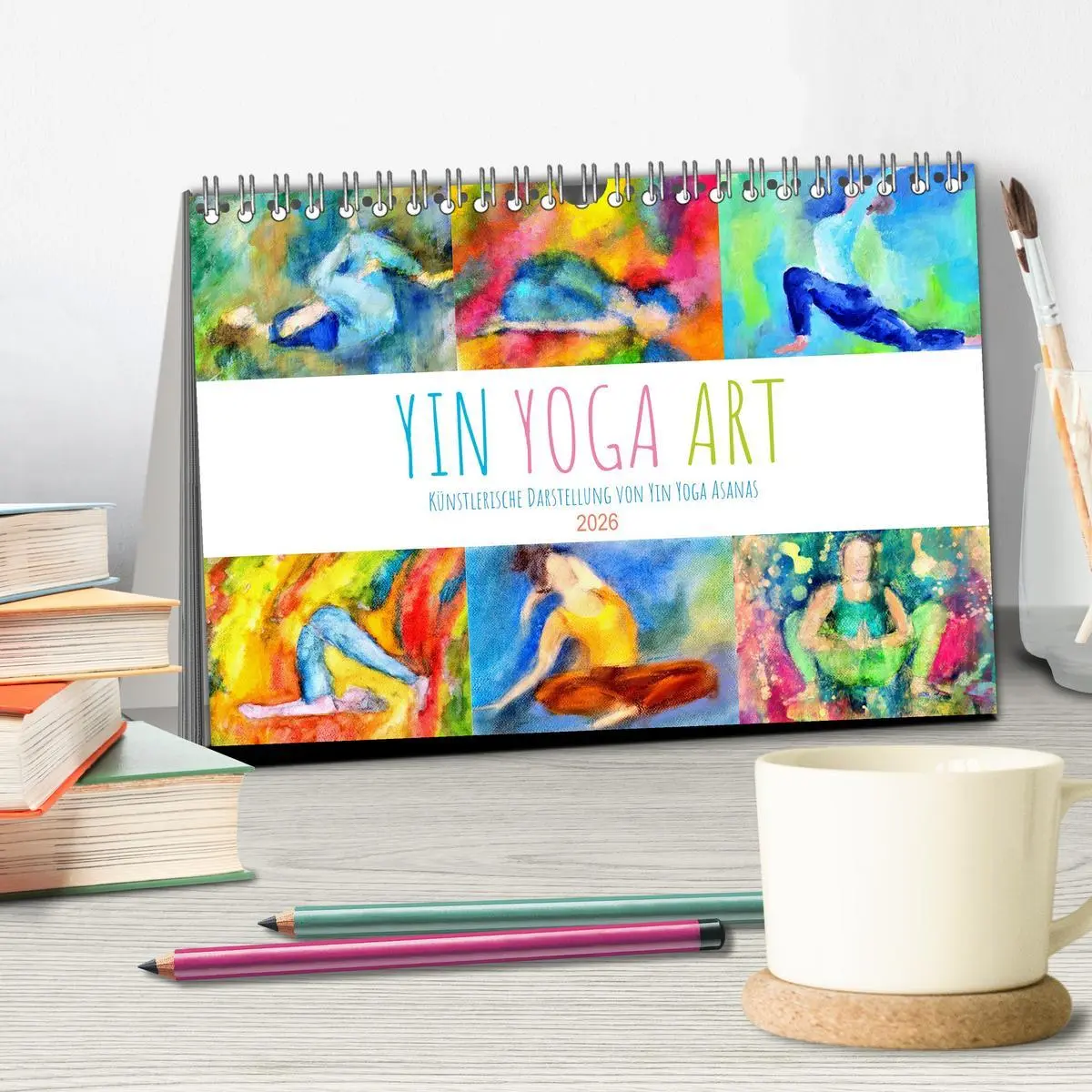Bild: 9783457387788 | Yin Yoga Art - Künstlerische Darstellung von Yin Yoga Asanas...