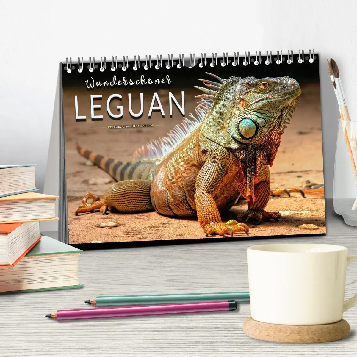 Bild: 9783457837788 | Wunderschöner Leguan (Tischkalender 2026 DIN A5 quer), CALVENDO...