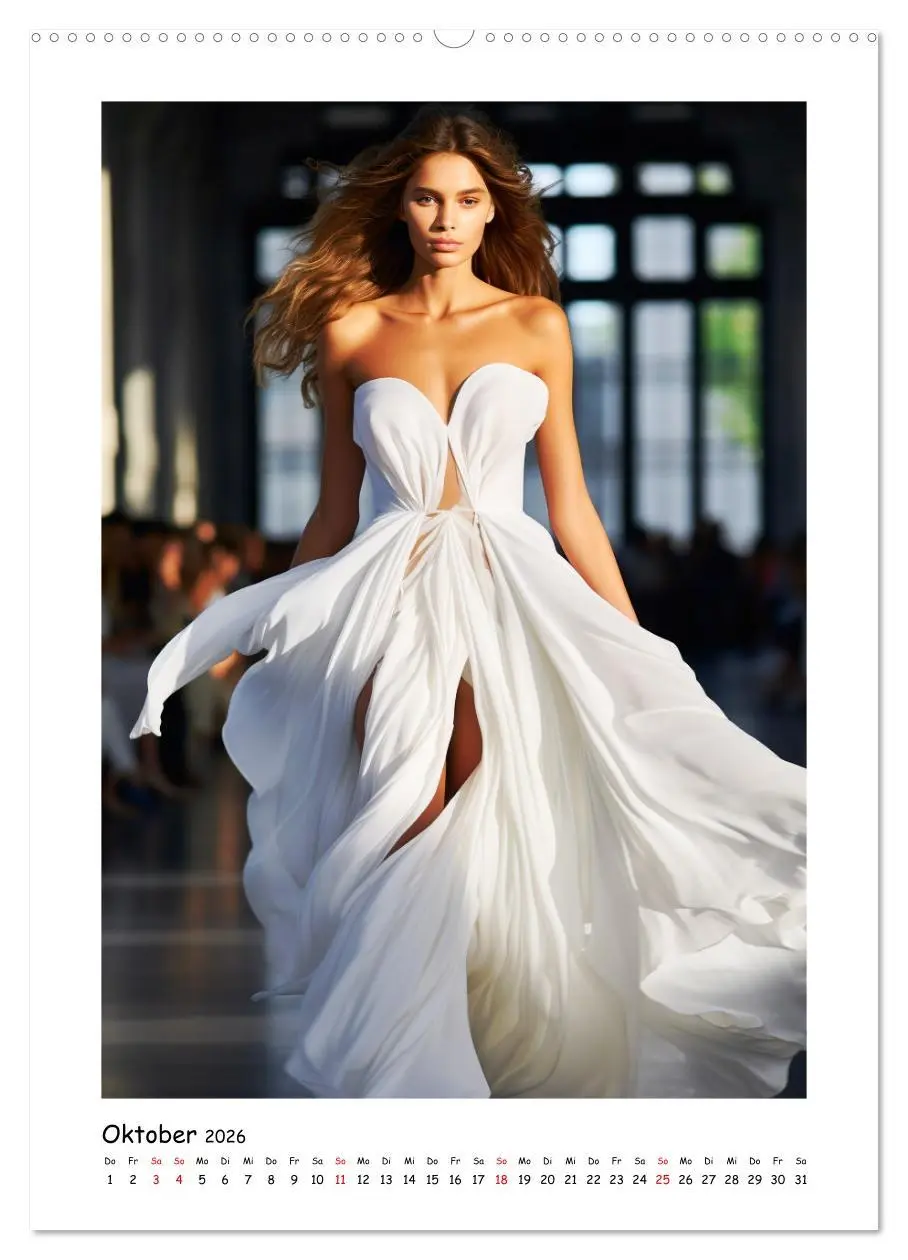 Bild: 9783516307788 | Fashion Show. Zeitlose Haute Coutour (Wandkalender 2026 DIN A2...