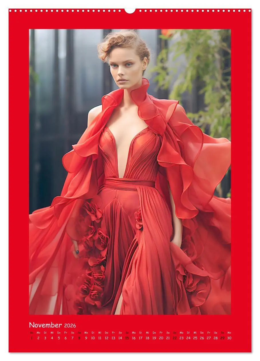 Bild: 9783516307788 | Fashion Show. Zeitlose Haute Coutour (Wandkalender 2026 DIN A2...