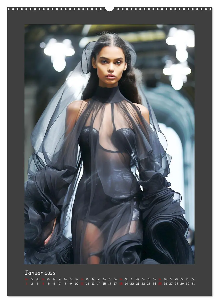 Bild: 9783516307788 | Fashion Show. Zeitlose Haute Coutour (Wandkalender 2026 DIN A2...