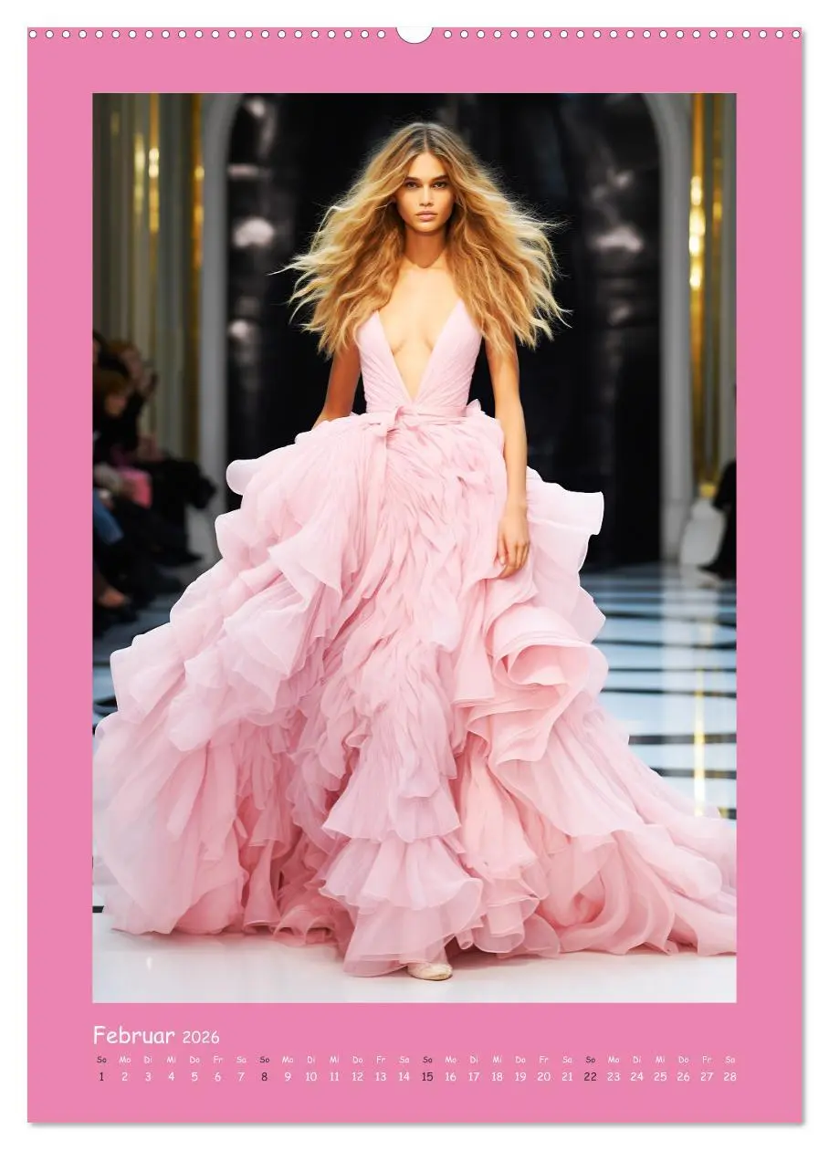 Bild: 9783516307788 | Fashion Show. Zeitlose Haute Coutour (Wandkalender 2026 DIN A2...