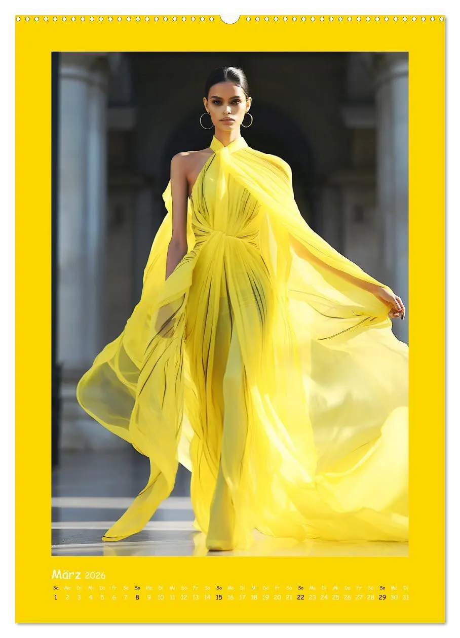 Bild: 9783516307788 | Fashion Show. Zeitlose Haute Coutour (Wandkalender 2026 DIN A2...