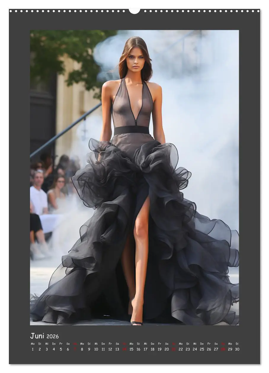 Bild: 9783516307788 | Fashion Show. Zeitlose Haute Coutour (Wandkalender 2026 DIN A2...