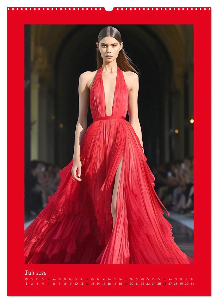 Bild: 9783516307788 | Fashion Show. Zeitlose Haute Coutour (Wandkalender 2026 DIN A2...