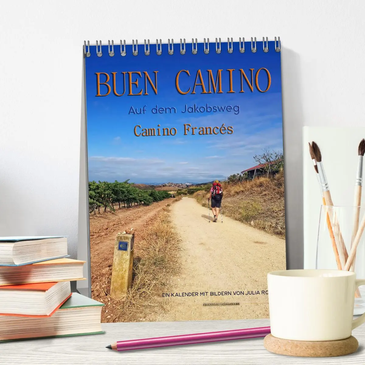 Bild: 9783516397888 | Buen Camino - Auf dem Jakobsweg - Camino Francés (Tischkalender...