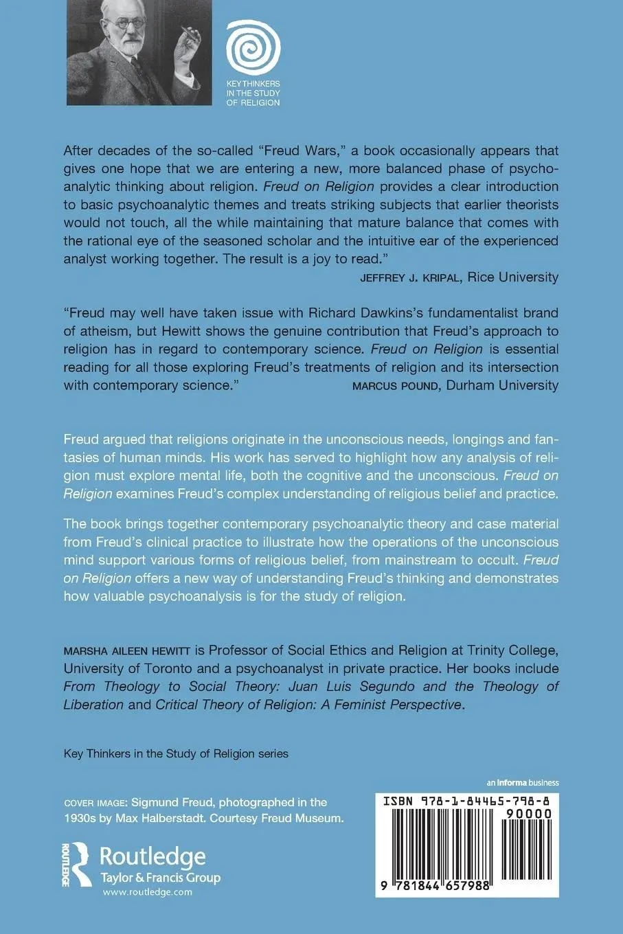 Rückseite: 9781844657988 | Freud on Religion | Marsha Aileen Hewitt | Taschenbuch | Englisch