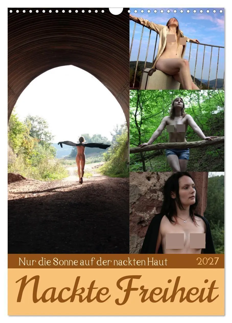 Cover: 9783569237988 | Nackte Freiheit (Wandkalender 2027 DIN A3 hoch), CALVENDO...