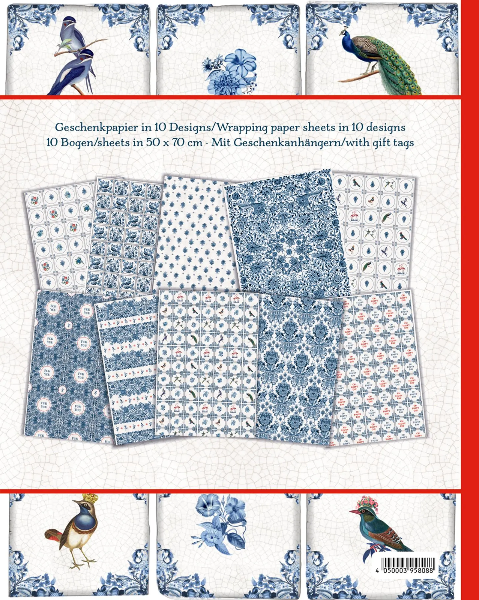 Rückseite: 4050003958088 | Geschenkpapier-Buch - Edition Barbara Behr | Barbara Behr | Buch