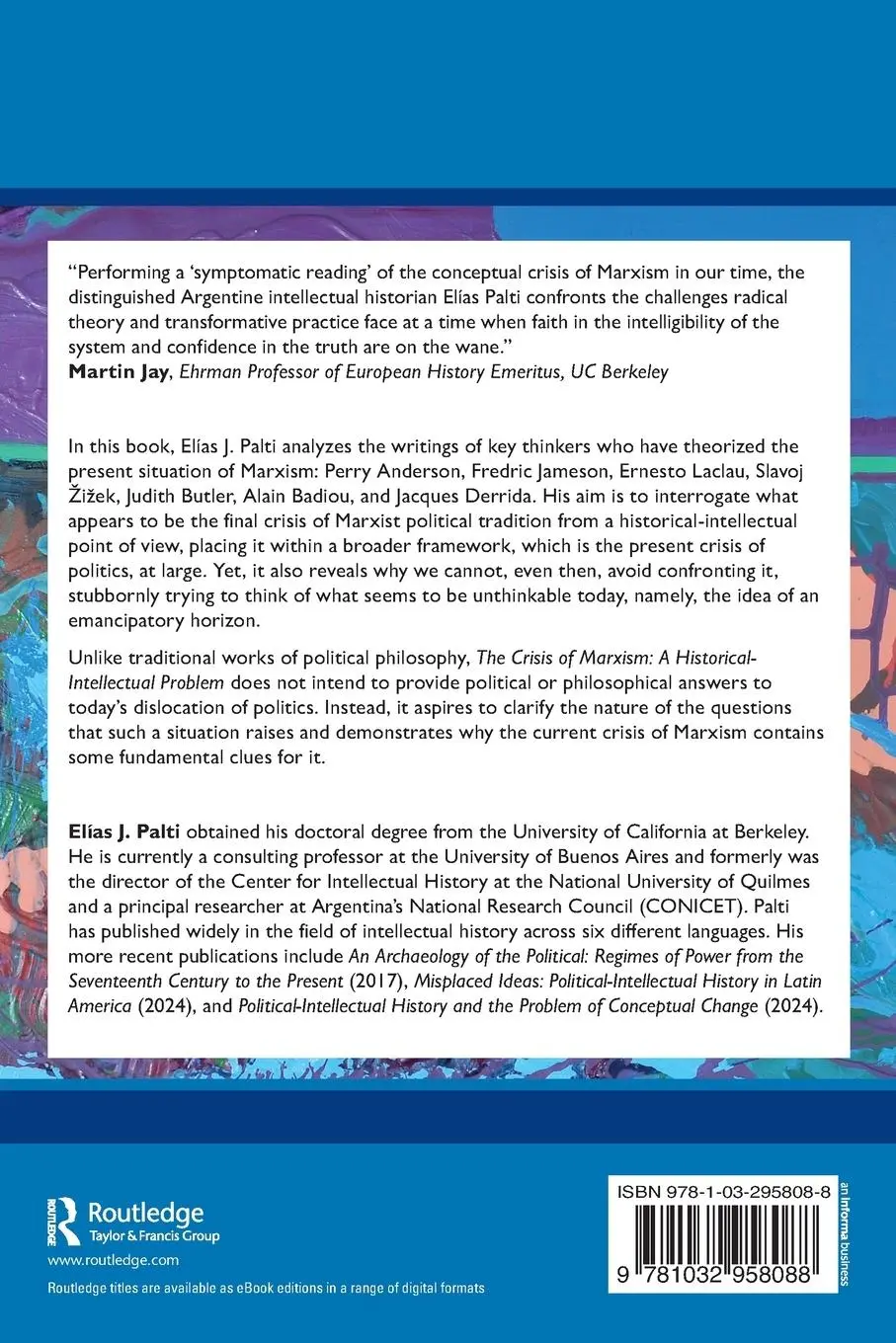 Rückseite: 9781032958088 | The Crisis of Marxism | A Historical-Intellectual Problem | Palti
