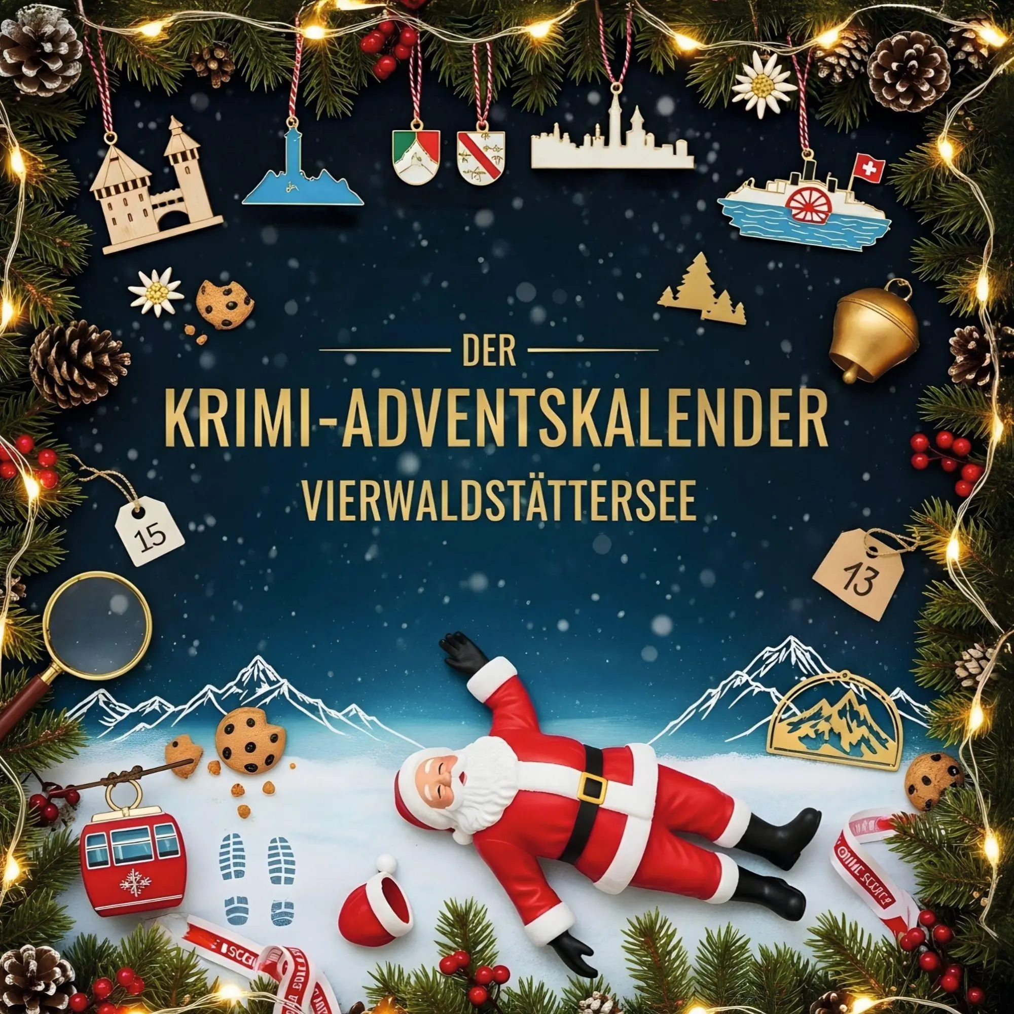 Cover: 9783695308088 | Der Krimi-Adventskalender Vierwaldstättersee | Nora Bauer | Buch