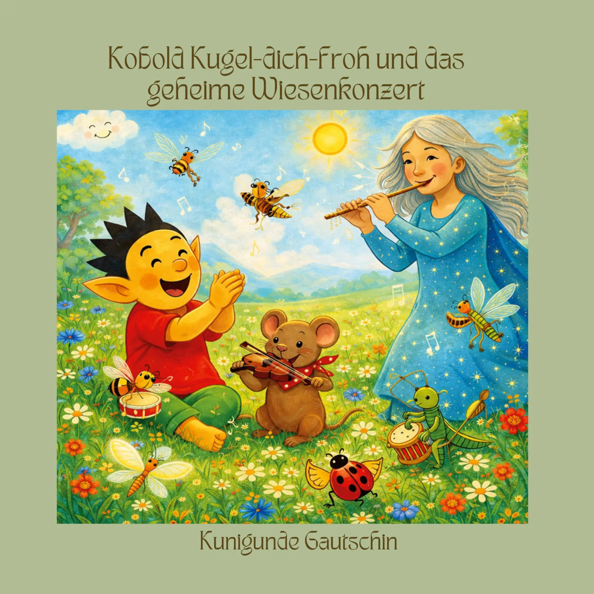 Cover: 9783696398088 | Kobold Kugel-dich-froh und das geheime Wiesenkonzert | Gautschin