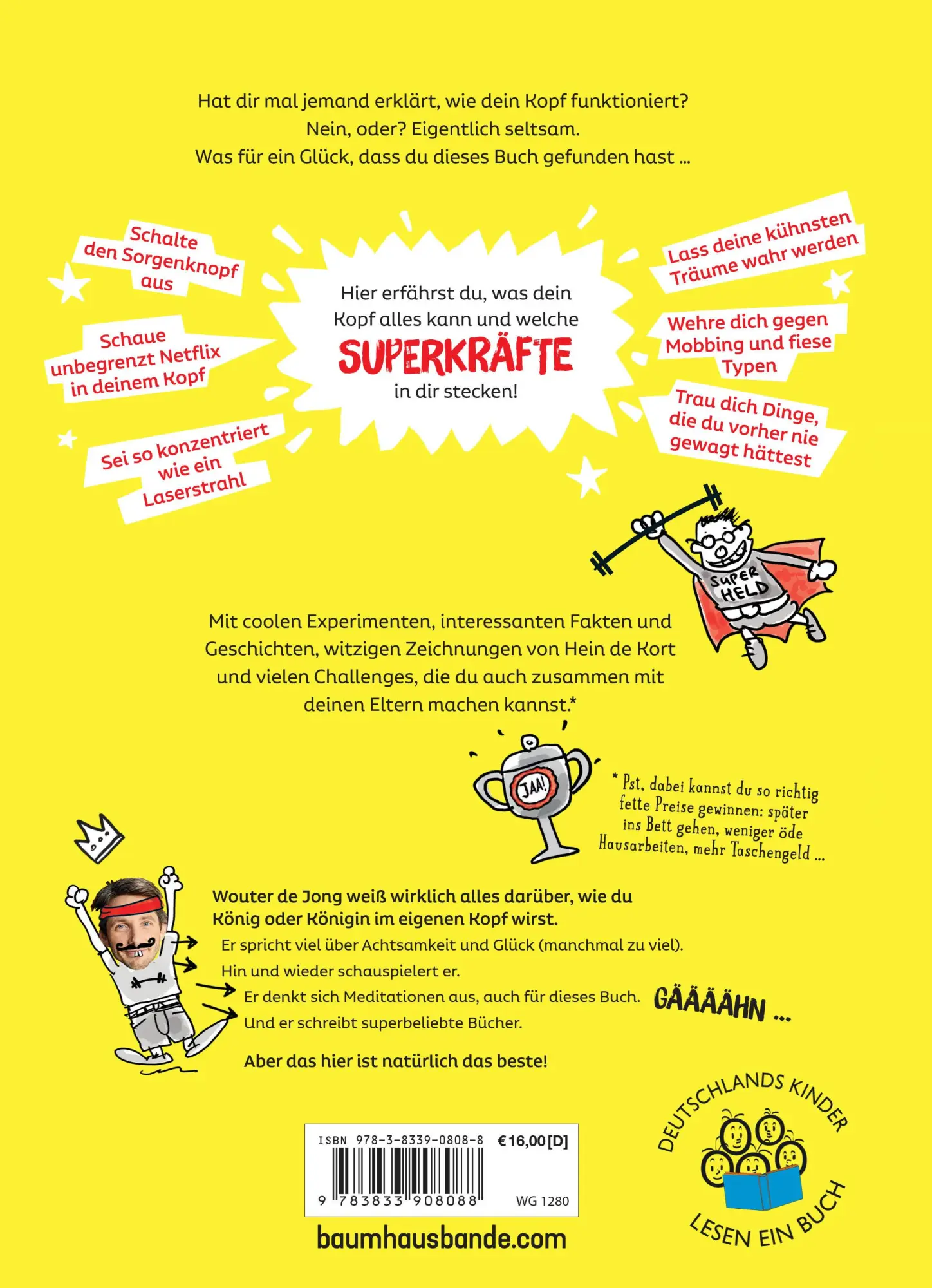 Bild: 9783833908088 | Dein Kopf, der Superheld - Wecke die 15 Superkräfte in dir | Jong