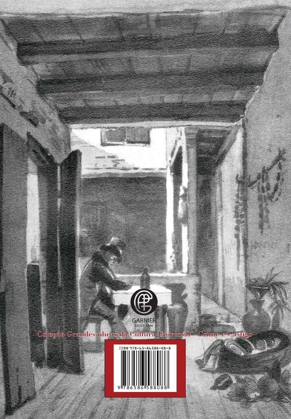 Rückseite: 9786586588088 | Crime E Castigo | Fiódor Dostoiévski | Taschenbuch | Portugiesisch