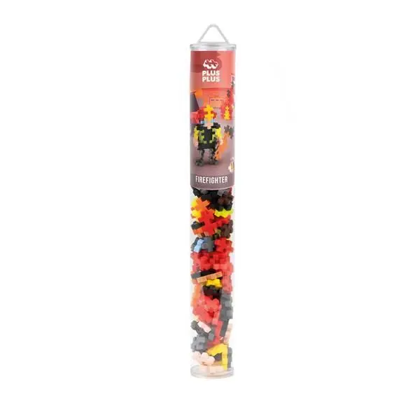 Bild: 5710409108188 | Plus-Plus 100 Tube Kreativ Bausteine Feuerwehrmann | 9604294 | 2024