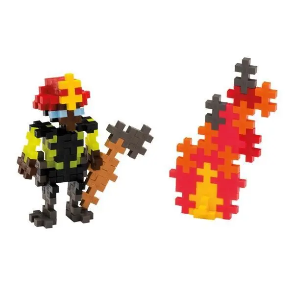 Bild: 5710409108188 | Plus-Plus 100 Tube Kreativ Bausteine Feuerwehrmann | 9604294 | 2024