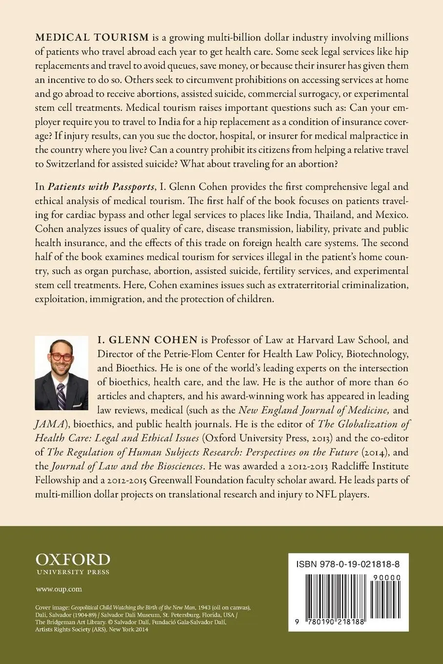 Rückseite: 9780190218188 | Patients with Passports | Medical Tourism, Law, and Ethics | Cohen