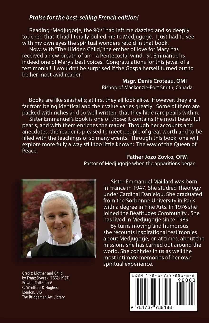 Rückseite: 9781737788188 | The Hidden Child of Medjugorje | Sister Emmanuel (u. a.) | Taschenbuch