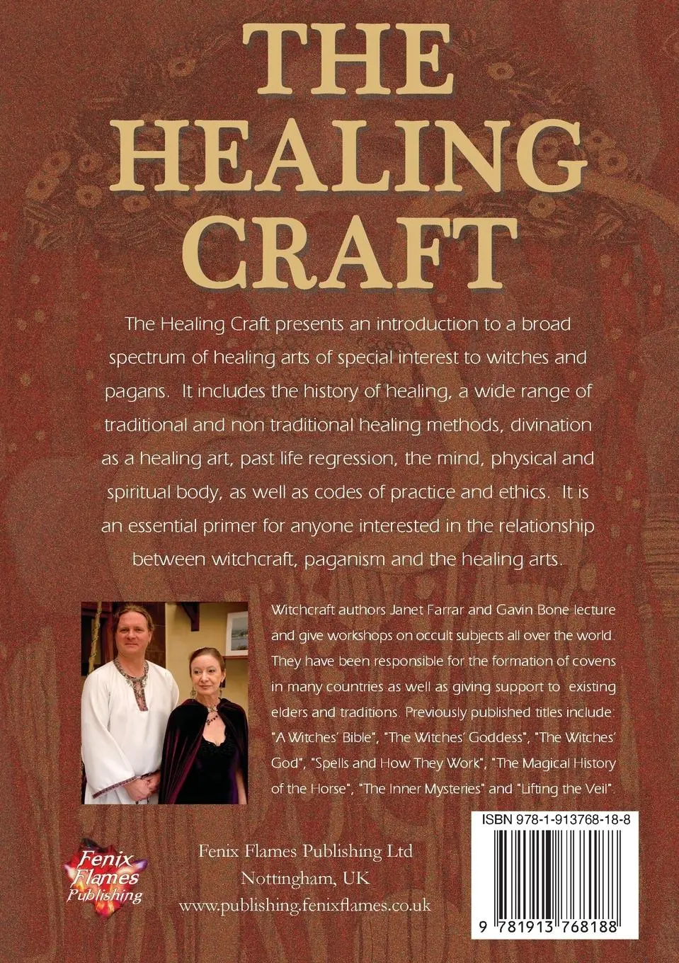 Rückseite: 9781913768188 | The Healing Craft | Janet &amp; Stewart Farrar (u. a.) | Taschenbuch