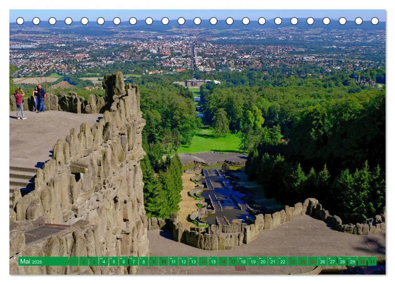 Bild: 9783457488188 | Bad Wilhelmshöhe Bergpark und Wasserspiele (Tischkalender 2026 DIN...
