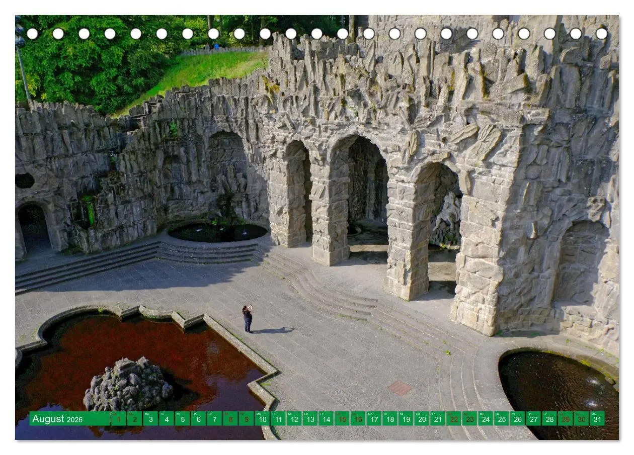 Bild: 9783457488188 | Bad Wilhelmshöhe Bergpark und Wasserspiele (Tischkalender 2026 DIN...