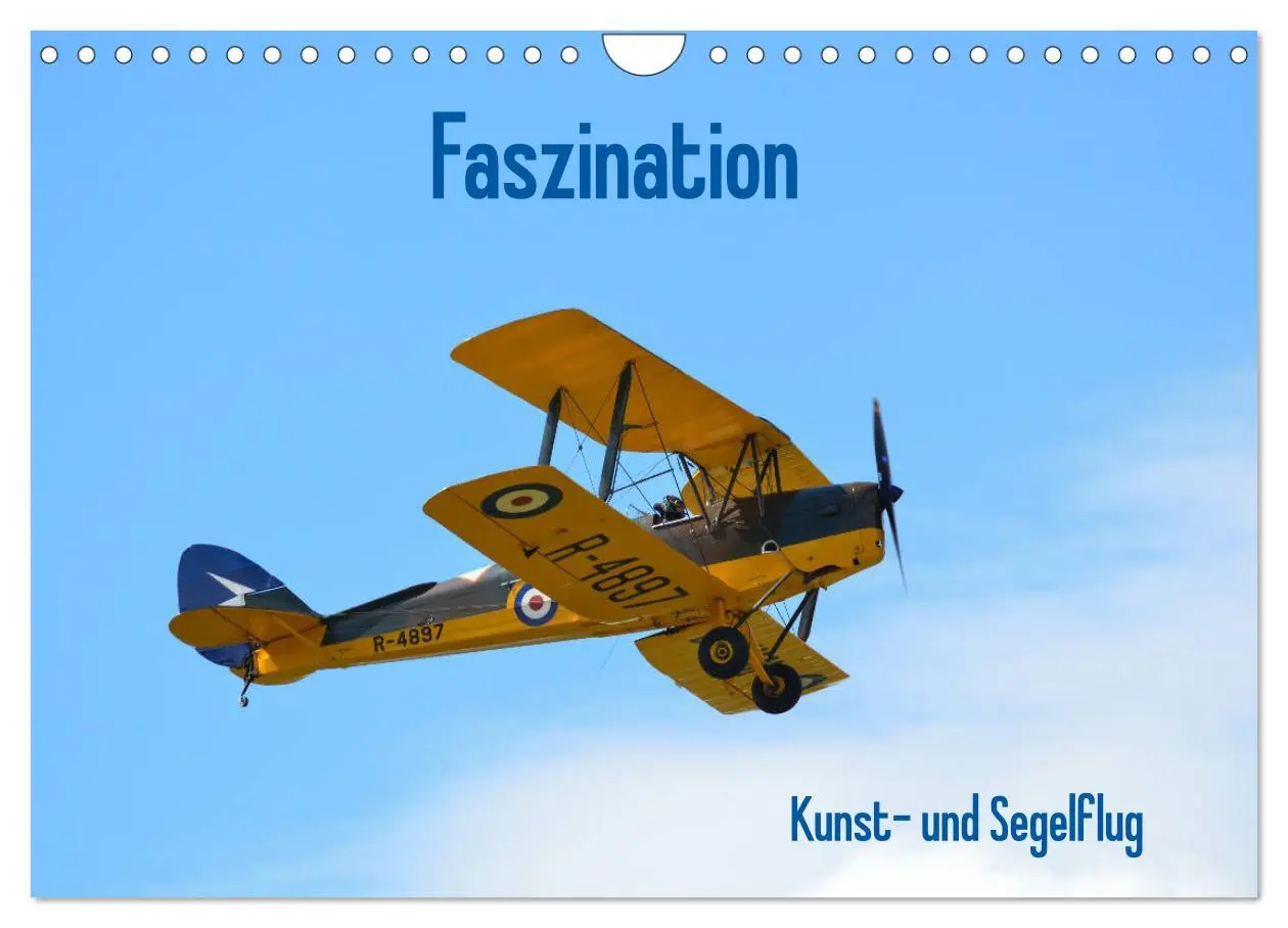 Cover: 9783457868188 | Faszination Kunst- und Segelflug (Wandkalender 2026 DIN A4 quer),...