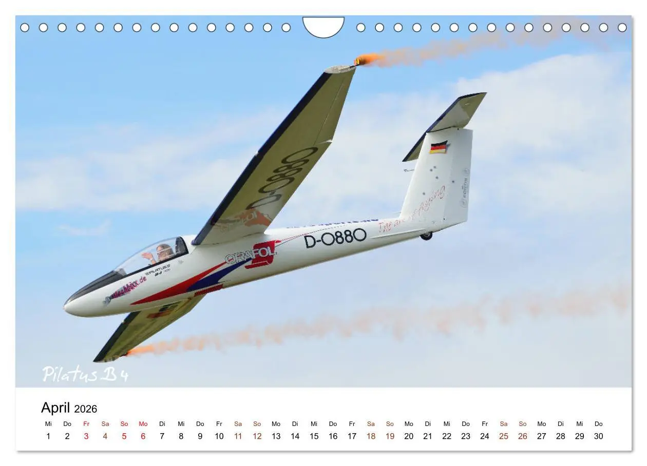 Bild: 9783457868188 | Faszination Kunst- und Segelflug (Wandkalender 2026 DIN A4 quer),...