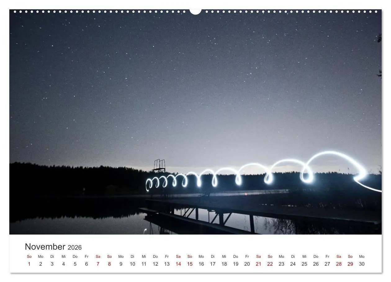 Bild: 9783457938188 | Lightpainting - Malen mit Licht und Zeit (Wandkalender 2026 DIN A2...