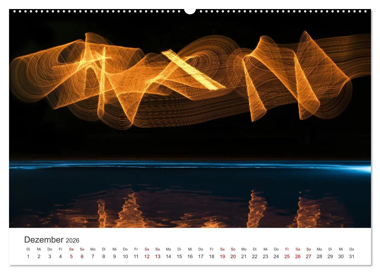 Bild: 9783457938188 | Lightpainting - Malen mit Licht und Zeit (Wandkalender 2026 DIN A2...