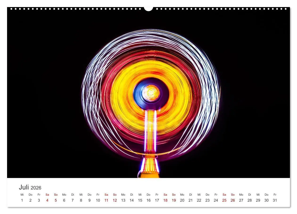 Bild: 9783457938188 | Lightpainting - Malen mit Licht und Zeit (Wandkalender 2026 DIN A2...