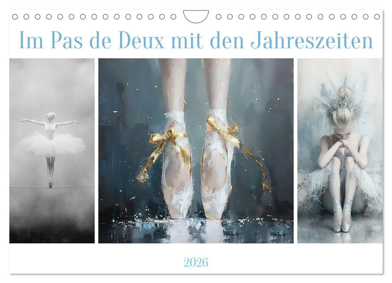 Cover: 9783516028188 | Im Pas de Deux mit der Stille (Wandkalender 2026 DIN A4 quer),...