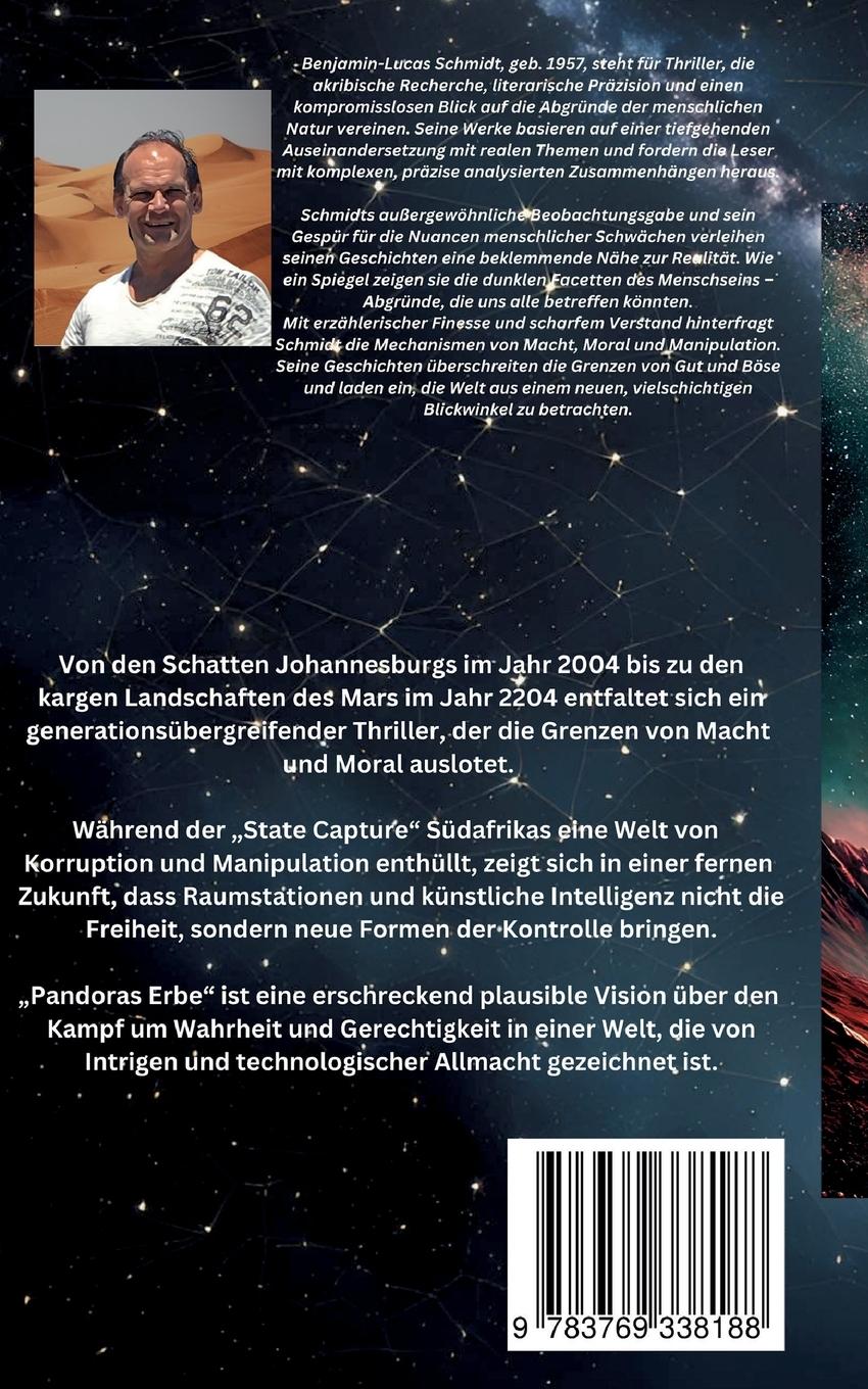 Rückseite: 9783769338188 | Pandoras Erbe | Aufstand gegen die Elite | Benjamin-Lucas Schmidt