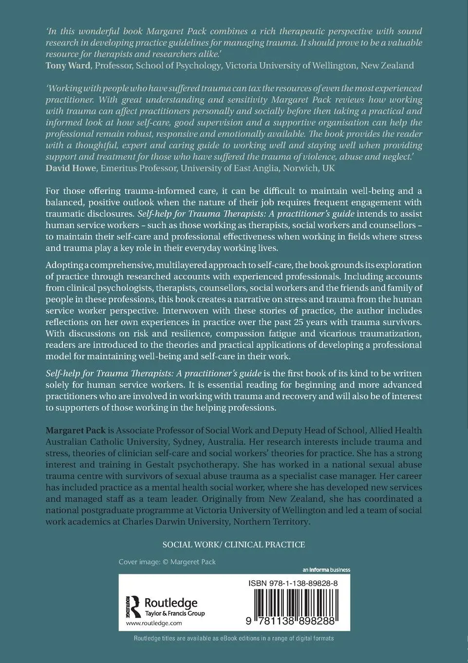 Rückseite: 9781138898288 | Self-help for Trauma Therapists | A Practitioner's Guide | Pack | Buch