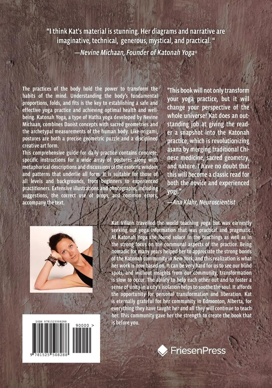 Rückseite: 9781525508288 | Yoga as Origami | Themes from Katonah Yoga | Kat Villain | Taschenbuch