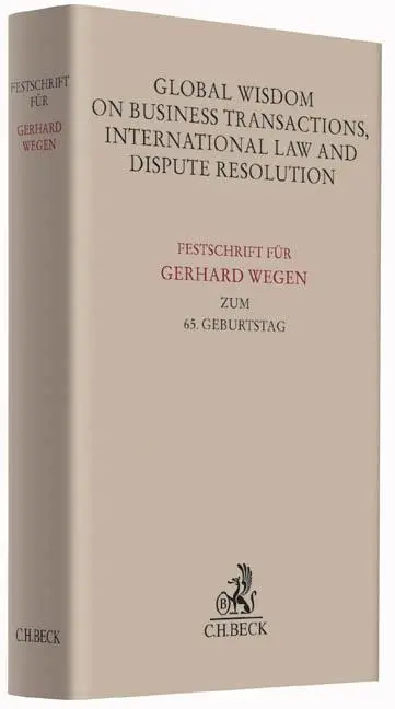 Cover: 9783406678288 | Global Wisdom on Business Transactions, International Law and...