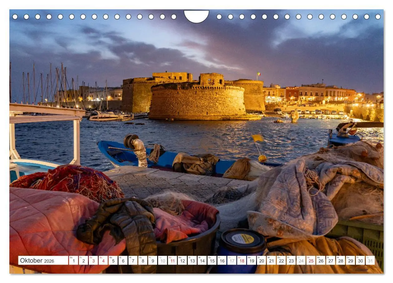 Bild: 9783457308288 | Italien - Apulien (Wandkalender 2026 DIN A4 quer), CALVENDO...