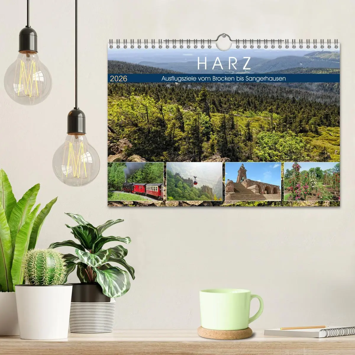 Bild: 9783457788288 | Harz - Ausflugsziele vom Brocken bis Sangerhausen (Wandkalender...