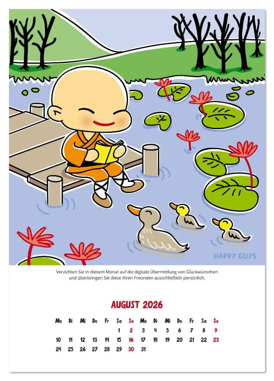 Bild: 9783516638288 | Happiness 2026 (Wandkalender 2026 DIN A4 hoch), CALVENDO...